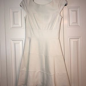 White banana republic formal dress